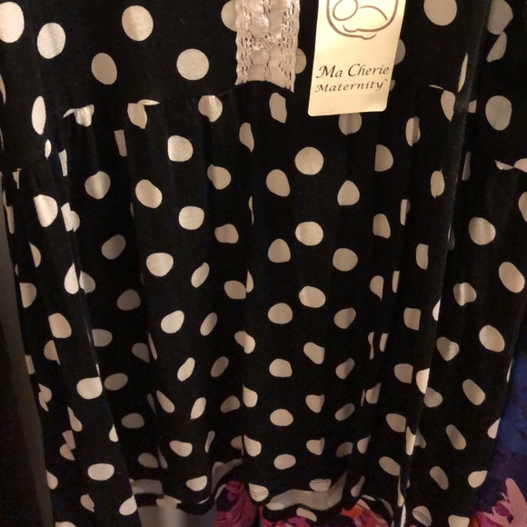 Maternity tank polka dot new with tags size XL - Picture 4 of 4